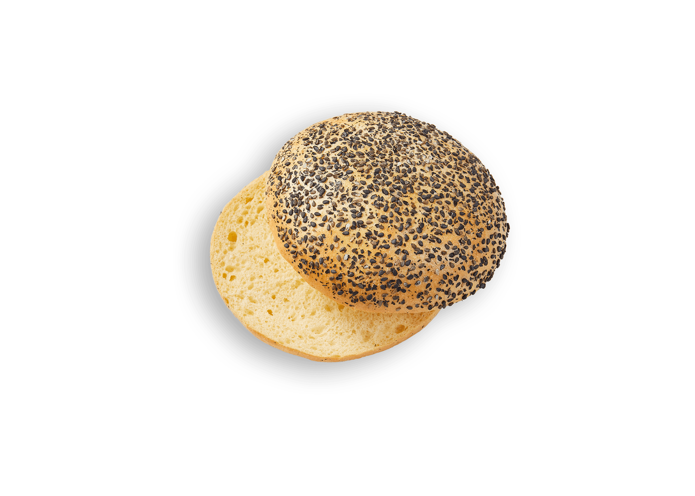 Burger Brötchen Premium Sesam dunkel